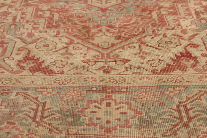8 x 12 - Rust Antique Turkish Heriz Rug - 52668