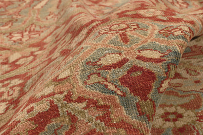 8 x 11 - Red Antique Turkish Heriz Rug - 52670
