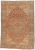 8 x 11 - Red Antique Turkish Heriz Rug - 52670