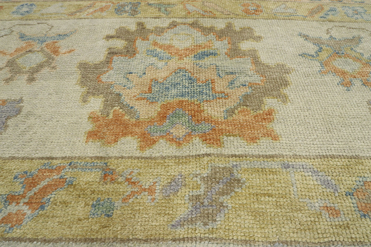 12 x 16 - Blue Turkish Oushak Rug - 52733
