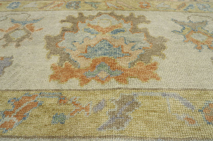 12 x 16 - Blue Turkish Oushak Rug - 52733