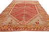 5 x 9 - Red Vintage Turkish Oushak Rug - 52752