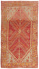 5 x 9 - Red Vintage Turkish Oushak Rug - 52752
