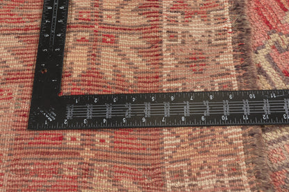 5 x 7 - Red Vintage Turkish Oushak Rug - 52755