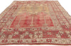 5 x 7 - Red Vintage Turkish Oushak Rug - 52755