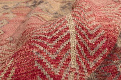 5 x 7 - Red Vintage Turkish Oushak Rug - 52755