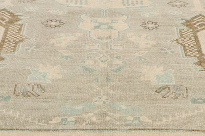 6 x 10 - Beige Vintage Turkish Oushak Rug - 52808