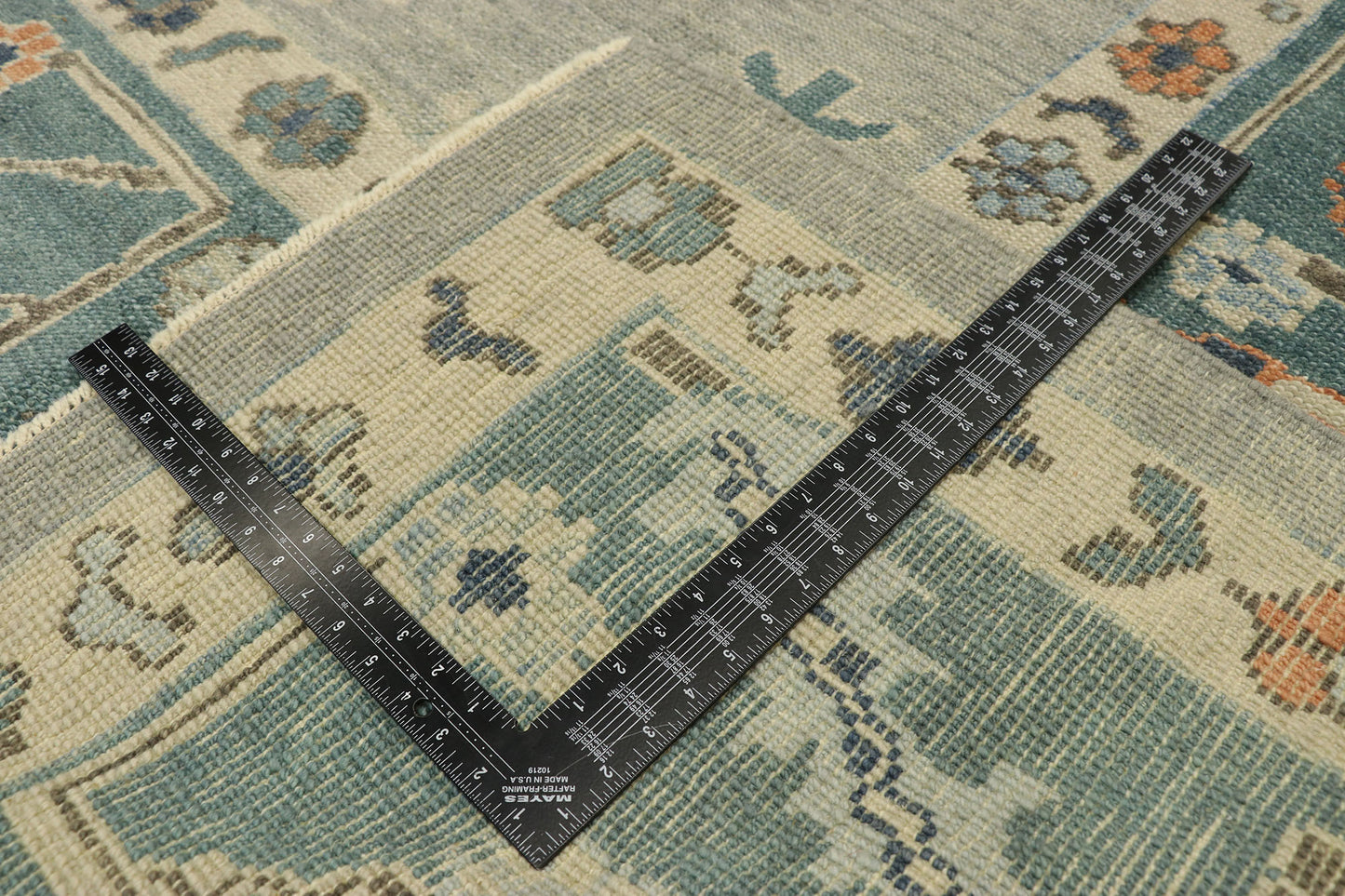 12 x 16 - Blue Turkish Oushak Rug - 52812