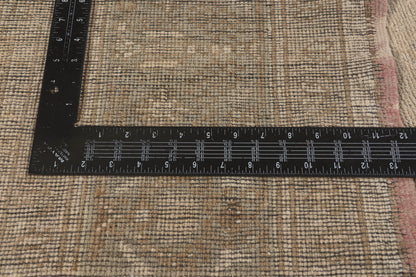 6 x 11 - Tan Vintage Turkish Oushak Rug - 52834