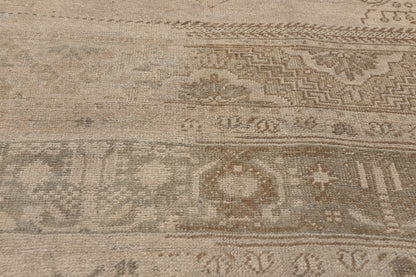 6 x 11 - Tan Vintage Turkish Oushak Rug - 52834