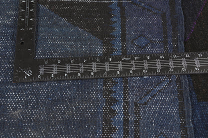 6 x 14 - Navy Blue Vintage Turkish Overdyed Rug - 52841