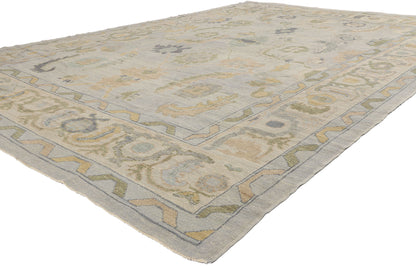 10 x 15 - Gray Turkish Oushak Rug - 52869