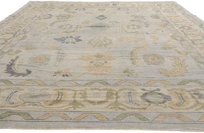 10 x 15 - Gray Turkish Oushak Rug - 52869