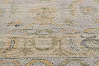 10 x 15 - Gray Turkish Oushak Rug - 52869