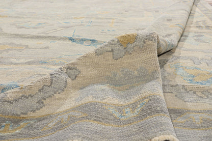 10 x 15 - Gray Turkish Oushak Rug - 52874