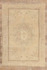 6 x 8 Beige Vintage Turkish Oushak Rug 52960