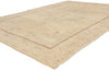 6 x 8 Beige Vintage Turkish Oushak Rug 52960
