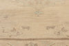 6 x 8 Beige Vintage Turkish Oushak Rug 52960