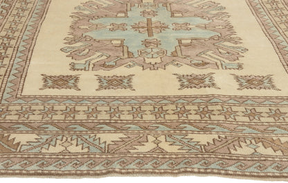 6 x 8 - Beige Turkish Kazak Rug - 52962