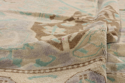 6 x 9 Vintage Turkish Oushak Rug 52965