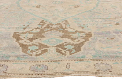 6 x 9 Vintage Turkish Oushak Rug 52965
