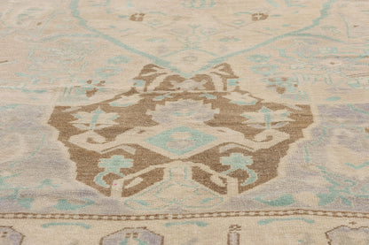 6 x 9 Vintage Turkish Oushak Rug 52965