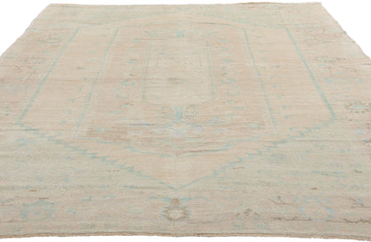 6 x 9 Vintage Turkish Oushak Rug 52967