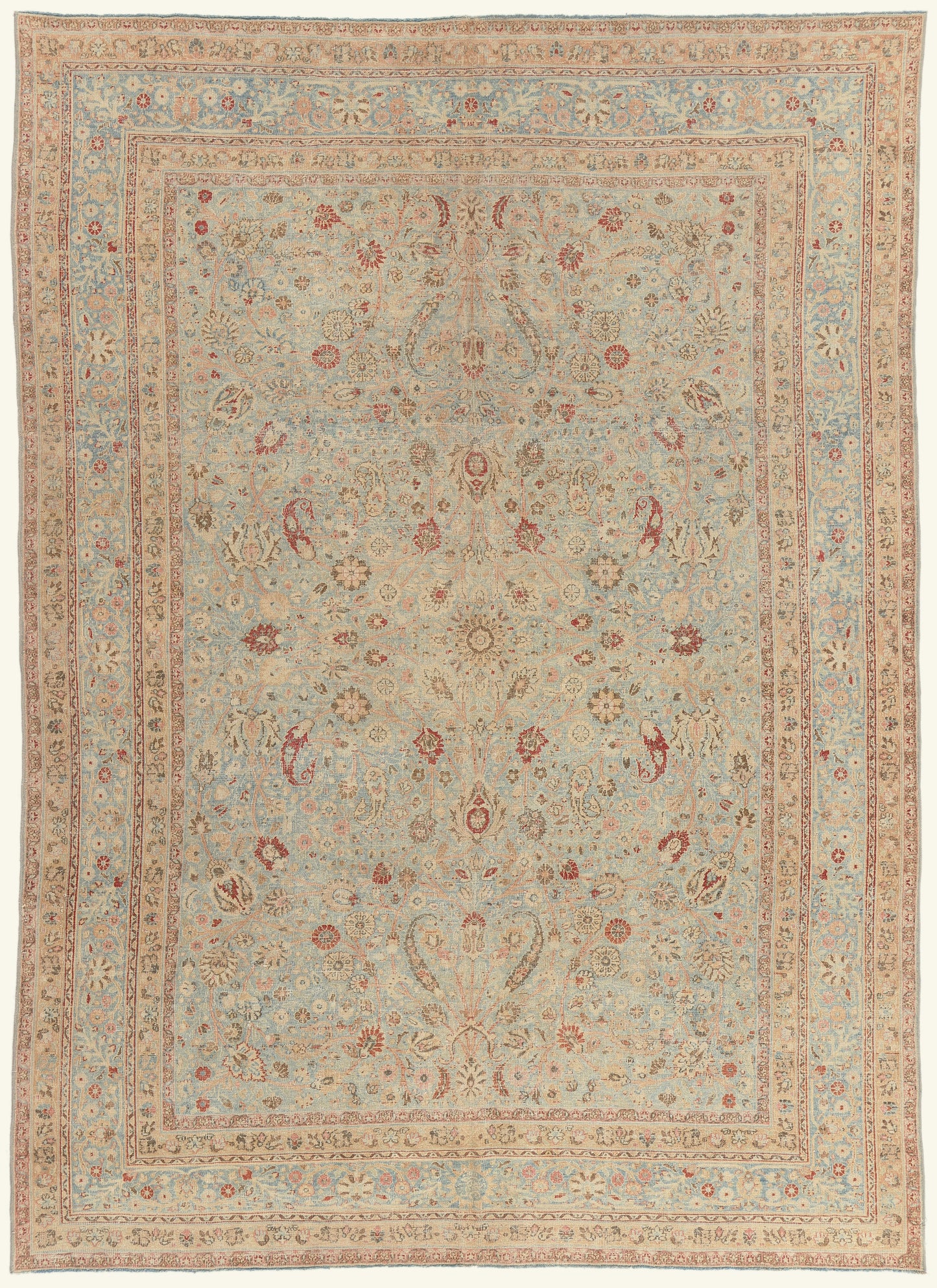 7 x 10 Antique Persian Khorassan Rug 53036