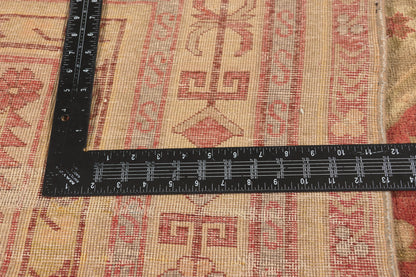 5 x 8 - Red Vintage Turkish Oushak Rug - 53044