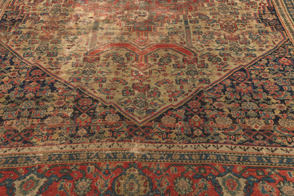 4 x 6 - Beige Antique Persian Malayer Rug - 53141