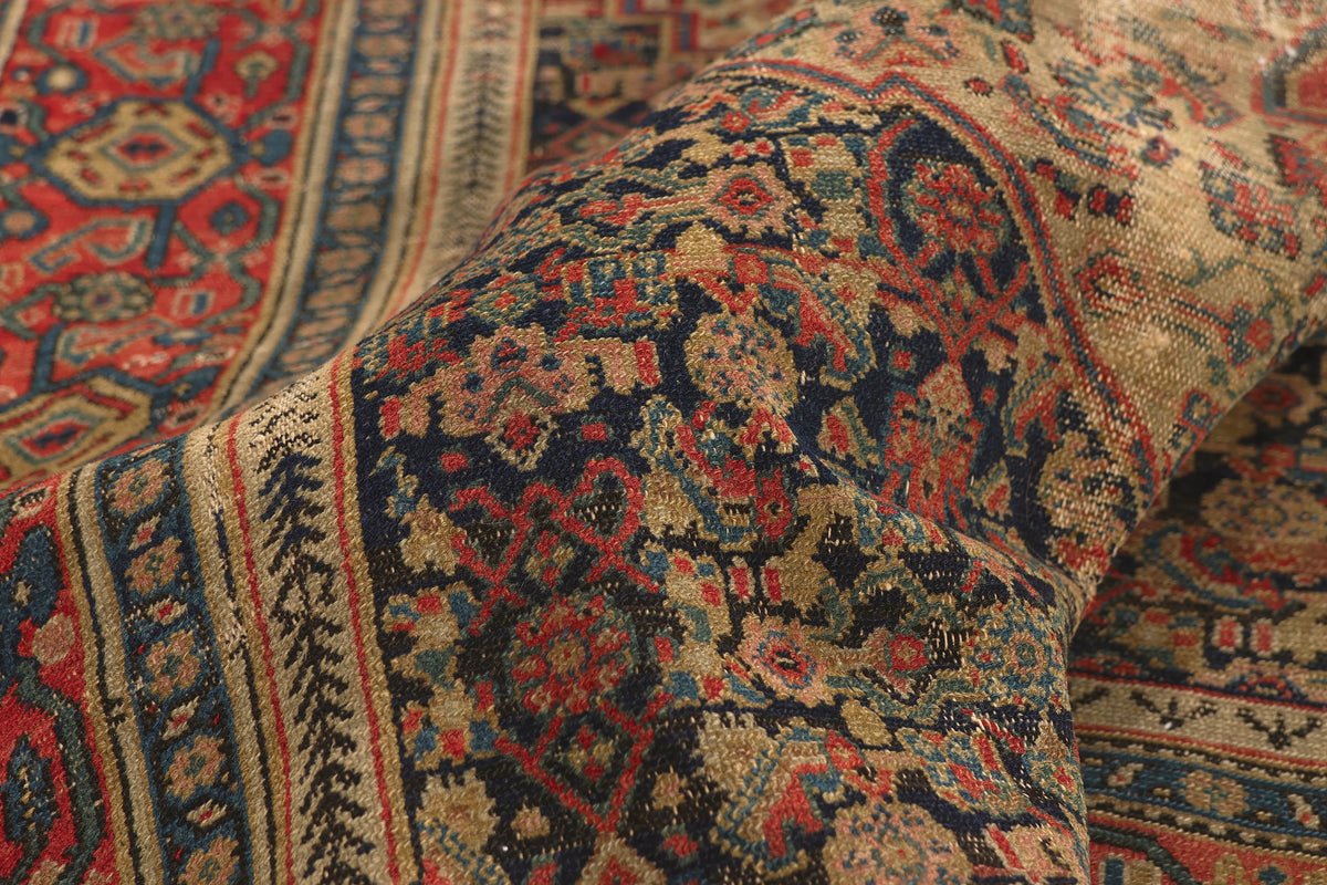 4 x 6 - Beige Antique Persian Malayer Rug - 53141