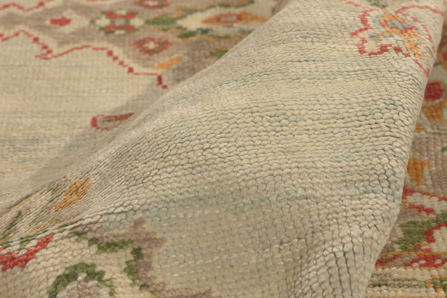 7 x 8 - Multicolor Turkish Oushak Rug - 53159