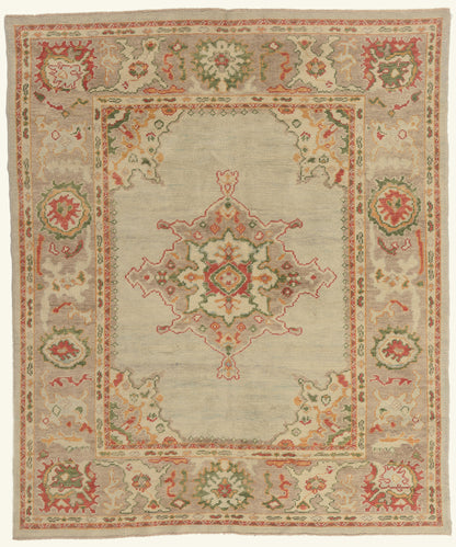 7 x 8 - Multicolor Turkish Oushak Rug - 53159