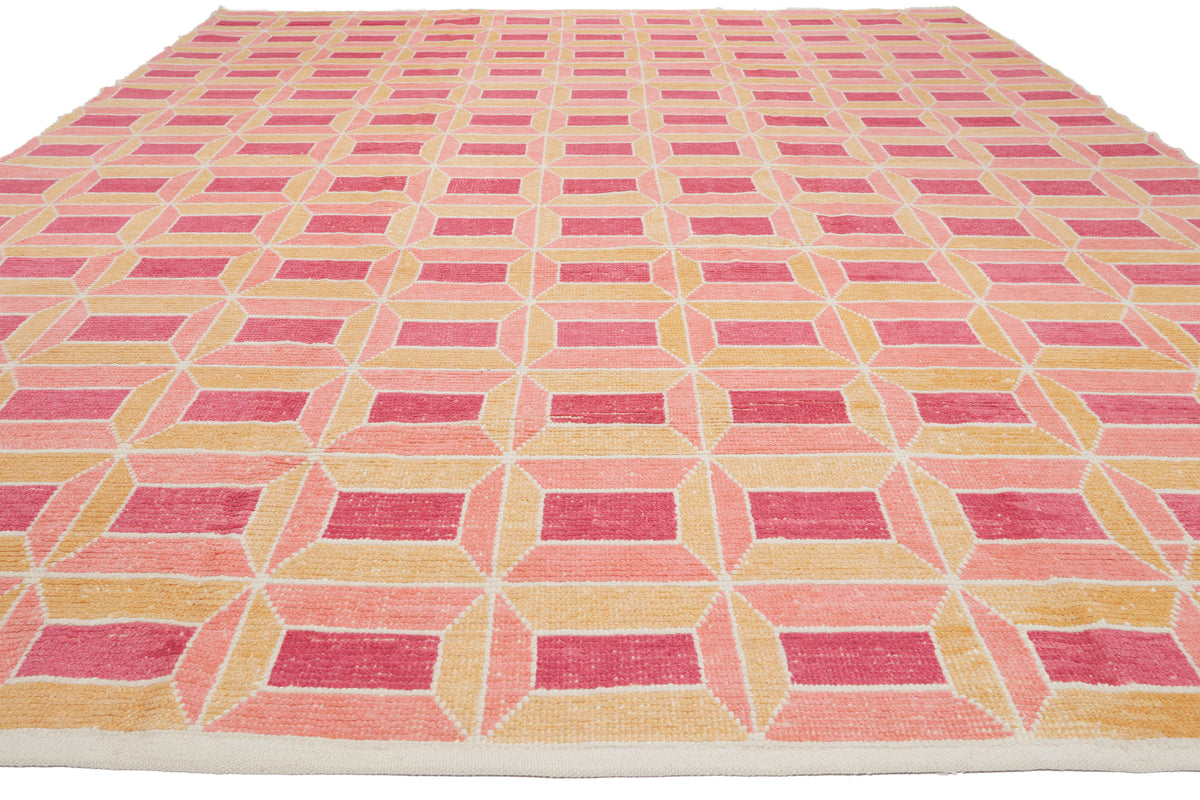 10 x 12 - Pink New Turkish Moroccan Rug - 53200
