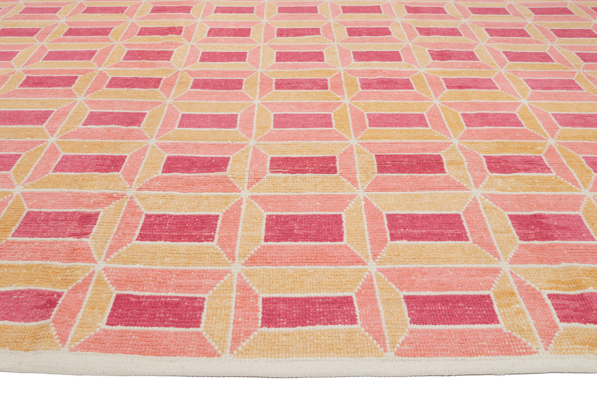 10 x 12 - Pink New Turkish Moroccan Rug - 53200
