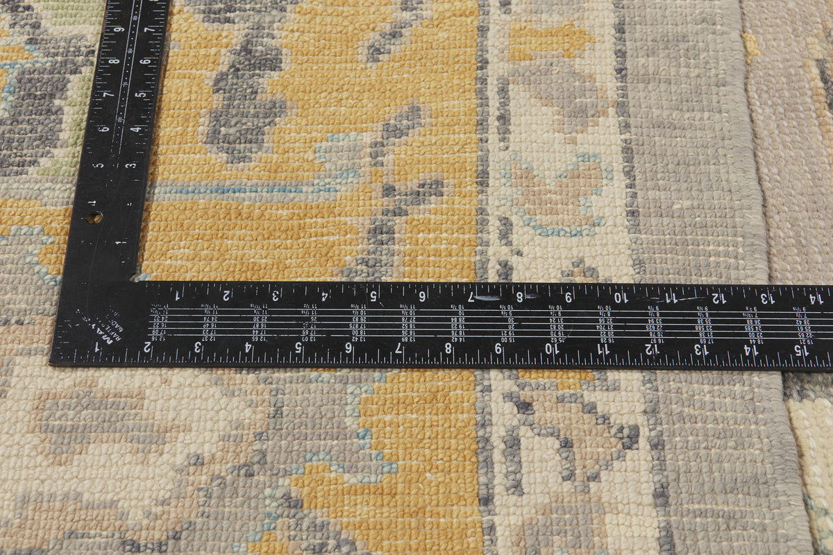 9 x 12 - Gray New Turkish Oushak Rug - 53206