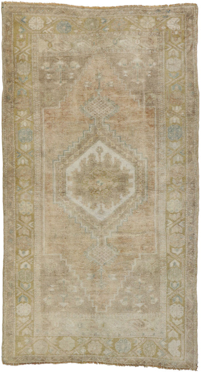3 x 6 Vintage Turkish Oushak Rug 53210