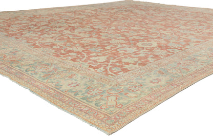 10 x 13 - Rust Antique Persian Mahal Rug - 53217