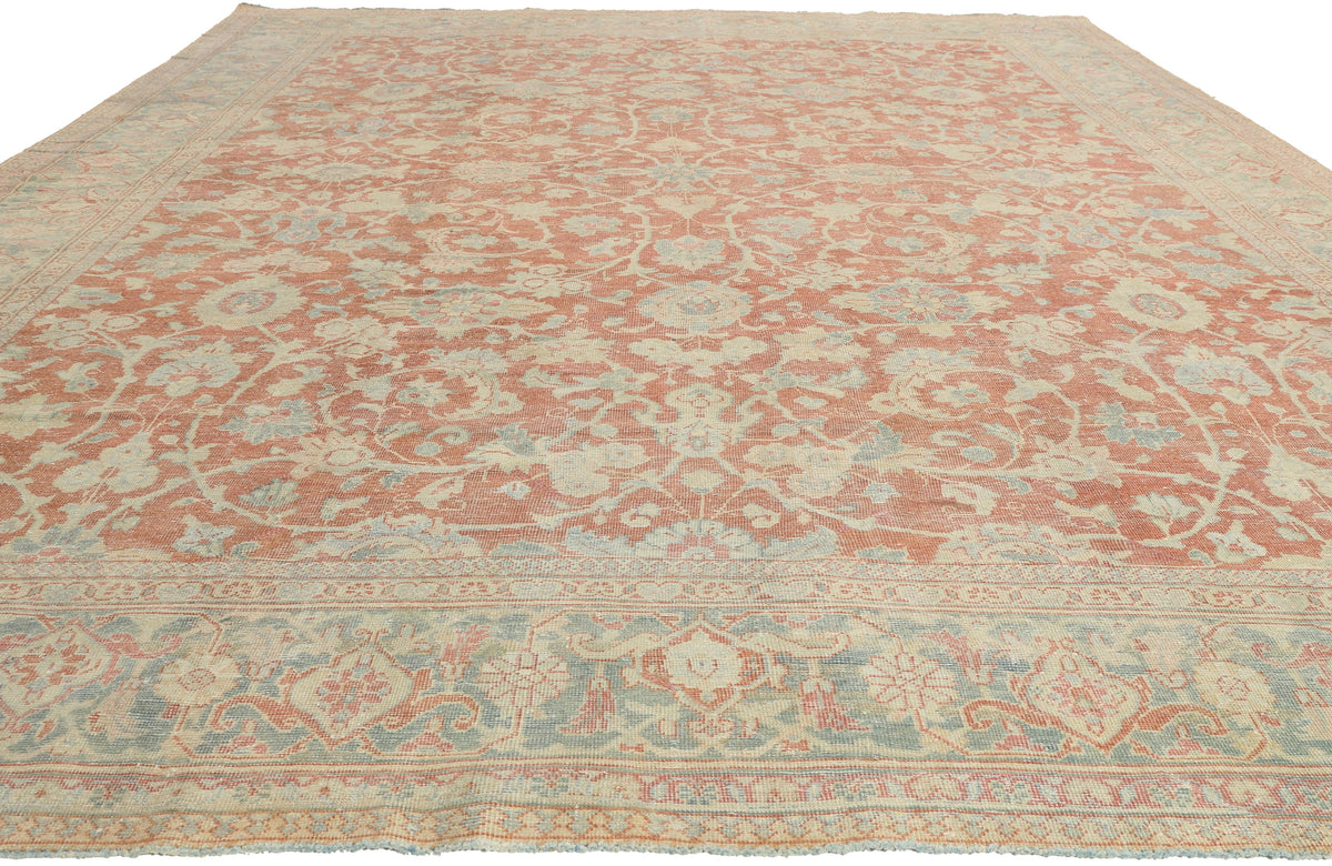 10 x 13 - Rust Antique Persian Mahal Rug - 53217