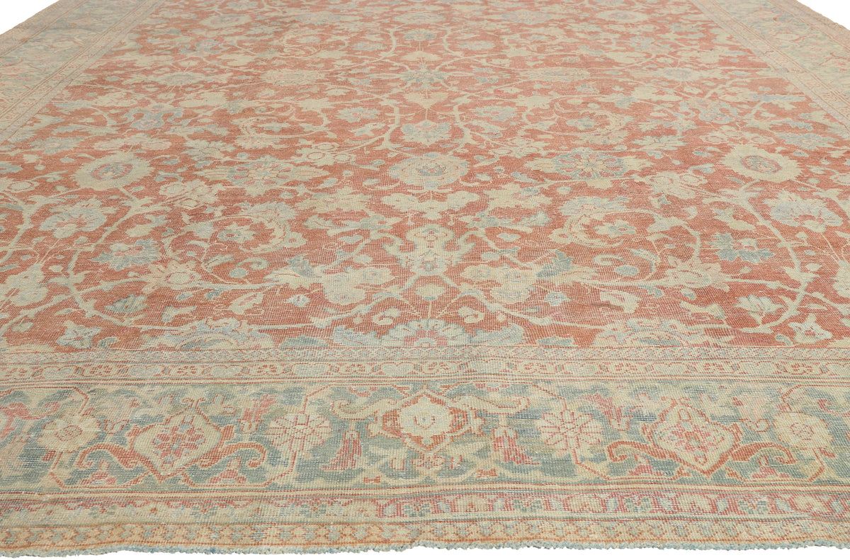 10 x 13 - Rust Antique Persian Mahal Rug - 53217