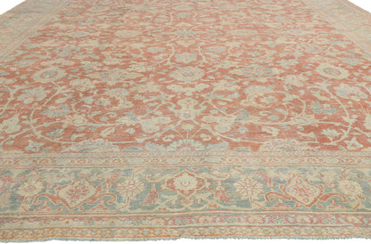 10 x 13 - Rust Antique Persian Mahal Rug - 53217