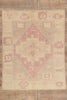 7 x 9 - Beige Vintage Turkish Oushak Rug - 53229