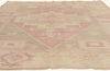 7 x 9 - Beige Vintage Turkish Oushak Rug - 53229