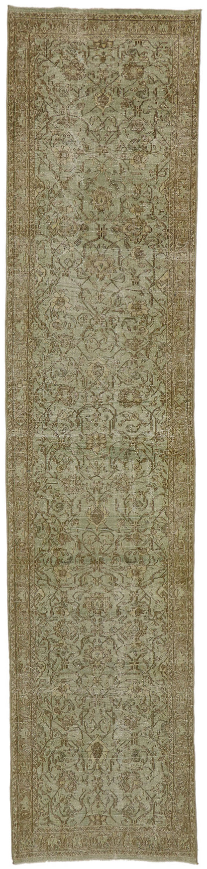 3 x 13 - Brown Antique Persian Malayer Rug - 53235