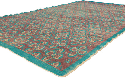 6 x 10 - Purple Vintage Turkish Sivas Rug - 53251