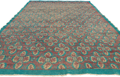 6 x 10 - Purple Vintage Turkish Sivas Rug - 53251