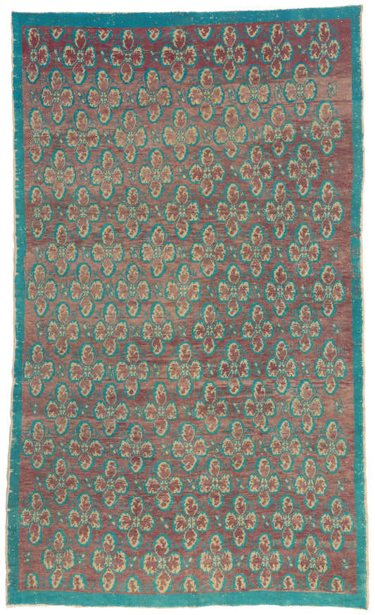 6 x 10 - Purple Vintage Turkish Sivas Rug - 53251