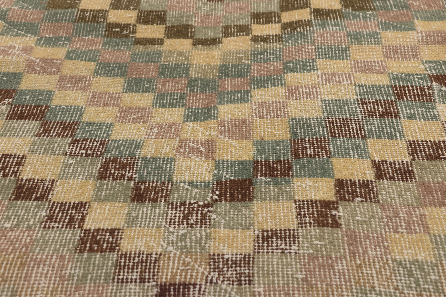 6 x 9 - Beige Vintage Turkish Sivas Rug - 53278