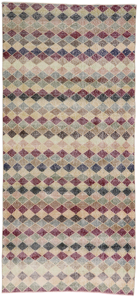 4 x 10 - Beige Vintage Turkish Sivas Rug - 53292
