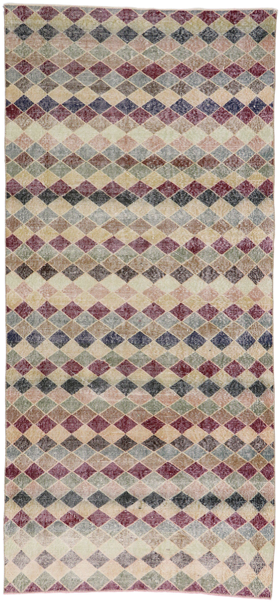 4 x 10 - Beige Vintage Turkish Sivas Rug - 53292